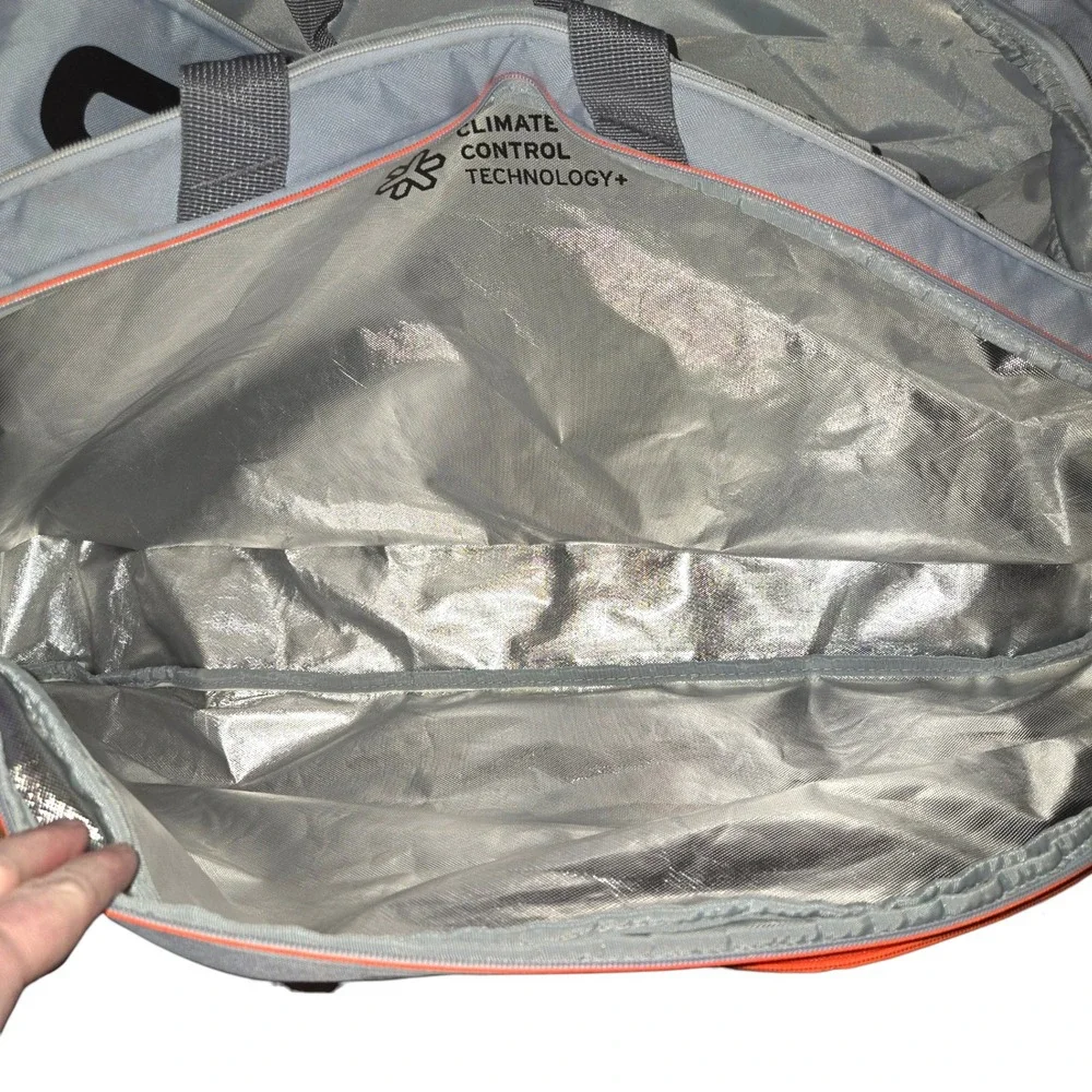 Head Radical 12R Monstercombi Tennis Bag Unisex OS Grey Orange Lg Capacity CCC+